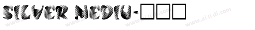Silver Mediu字体转换